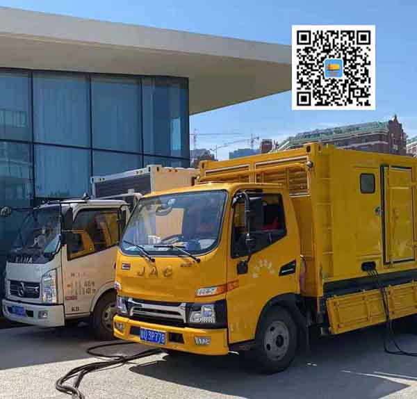 人民路街道出租发电车